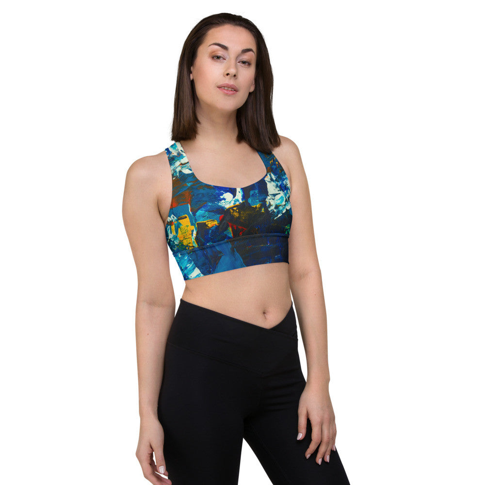 Gianneli Colours Longline Sports Bra-5