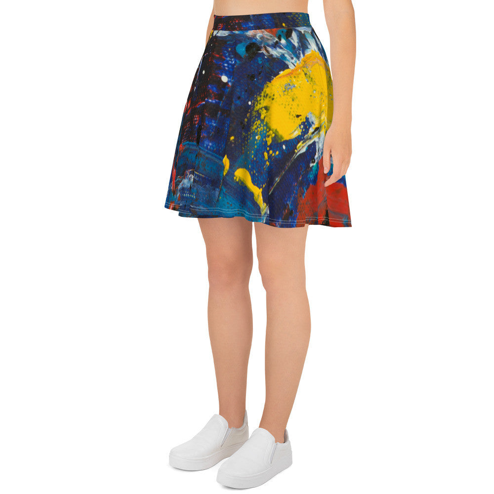 Gianneli Colours Skater Skirt-3