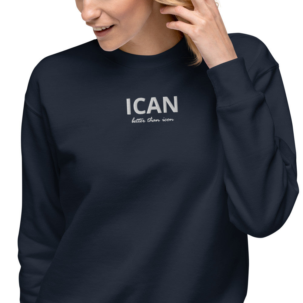 ICAN Unisex Fleece Pullover by Gianneli-3