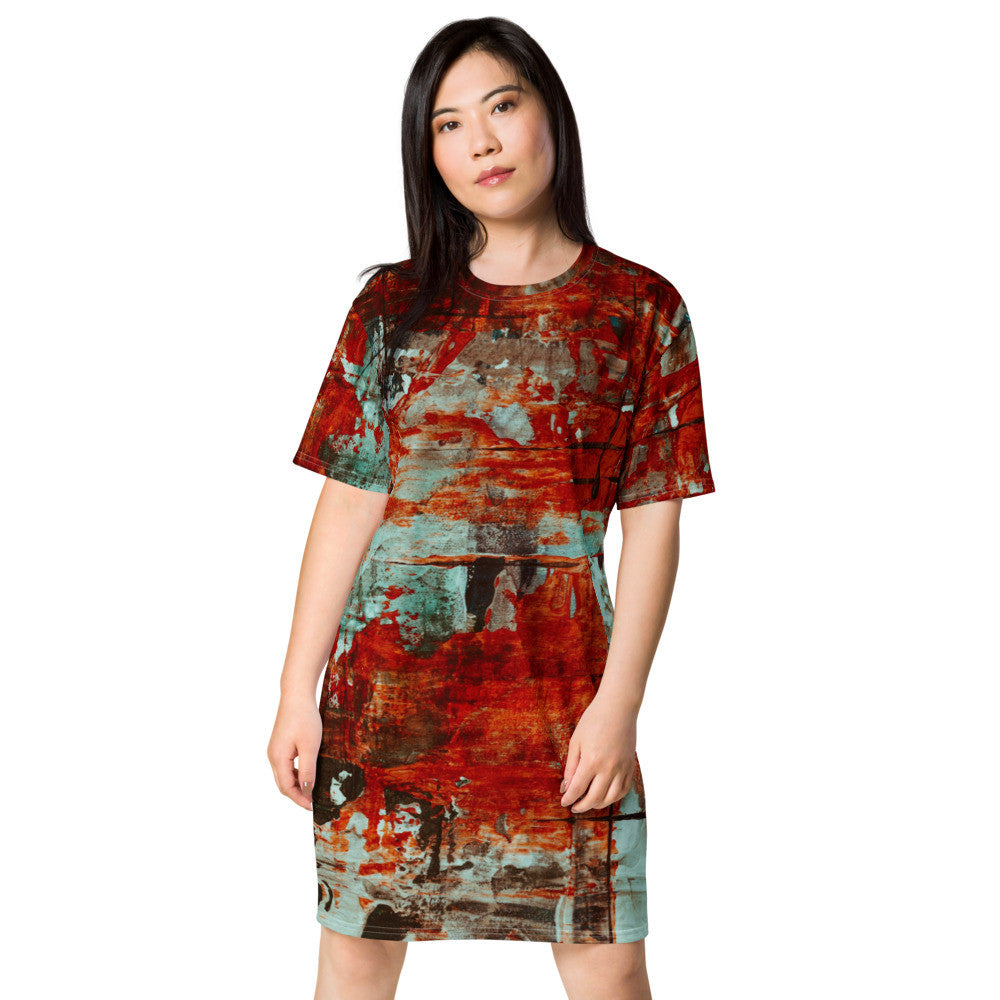 Gianneli Colours T-shirt dress-2