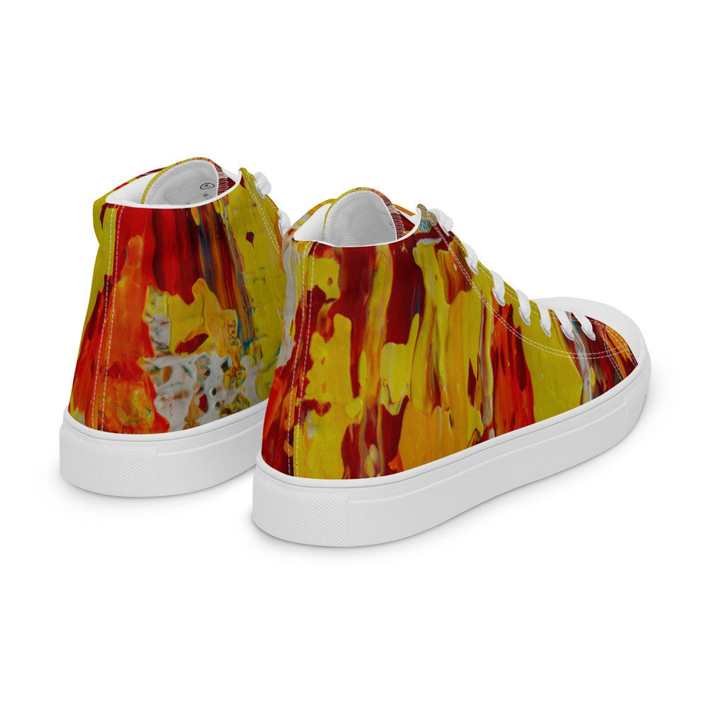 Gianneli Colours Handmade Women’s High Top Canvas Shoes-5