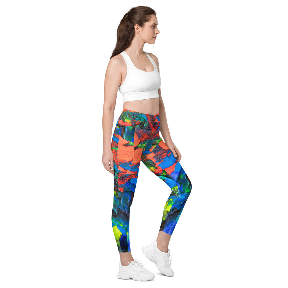 Gianneli Colours Leggings with Pockets-3