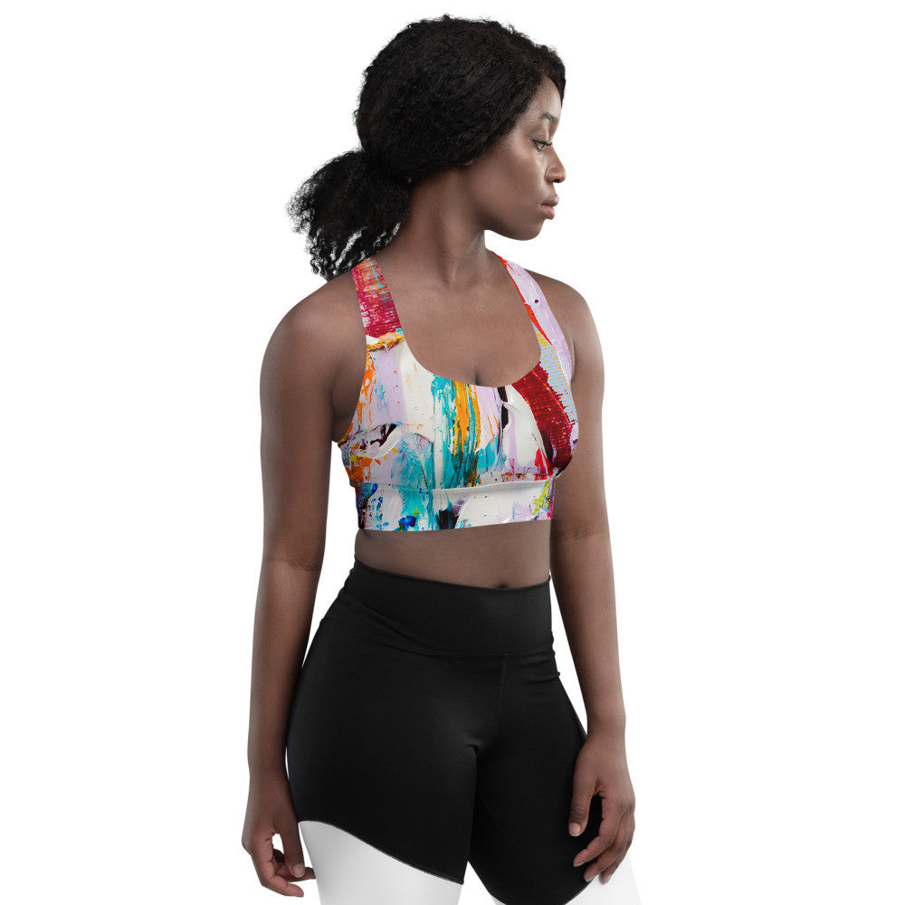 Gianneli Colours Longline Sports Bra-4