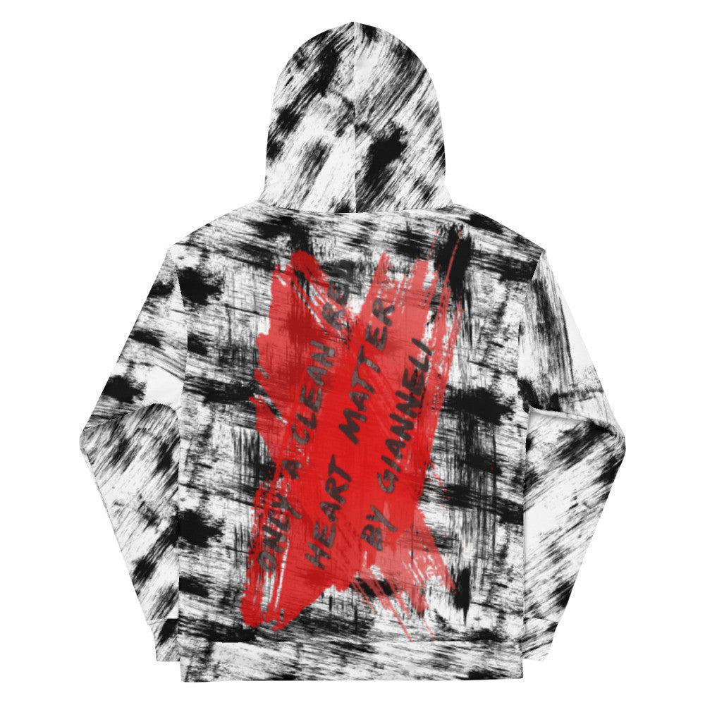 RED HEART Unisex Hoodie by Gianneli-6