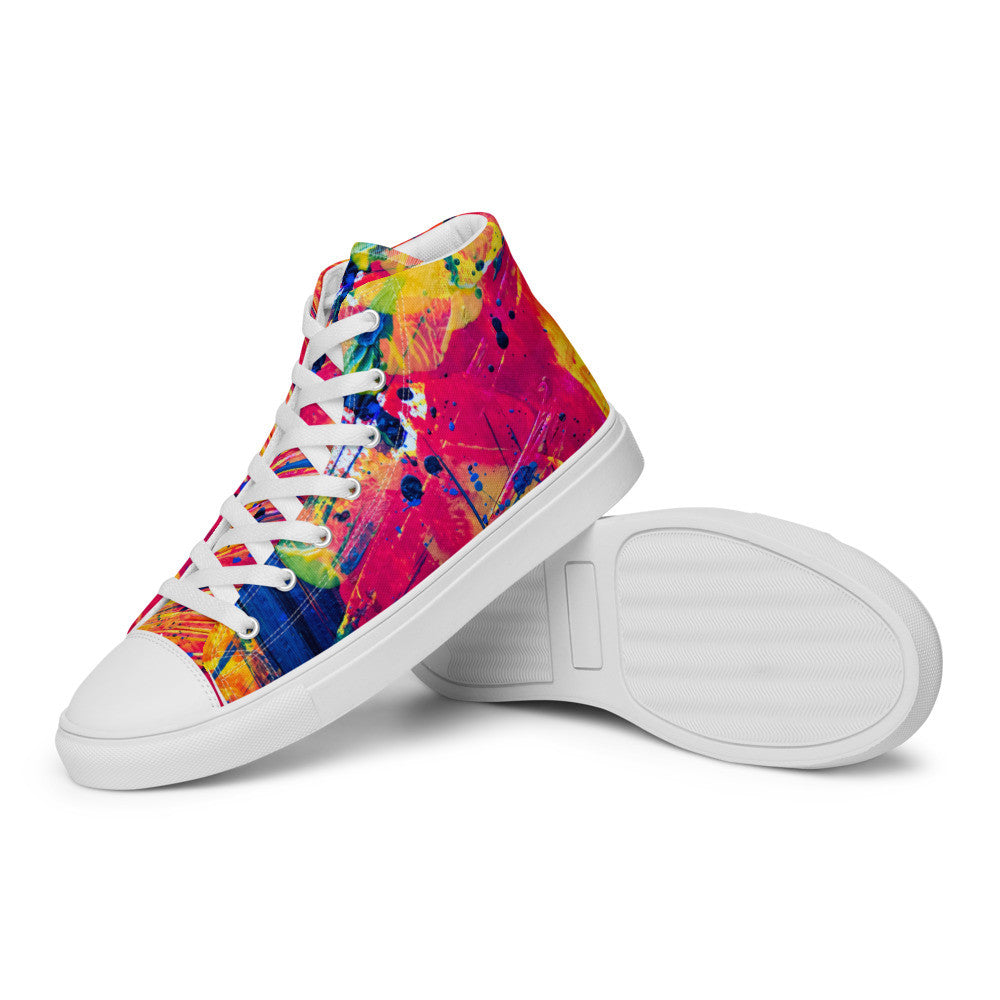 Gianneli Colours Handmade Women’s High Top Canvas Shoes-10