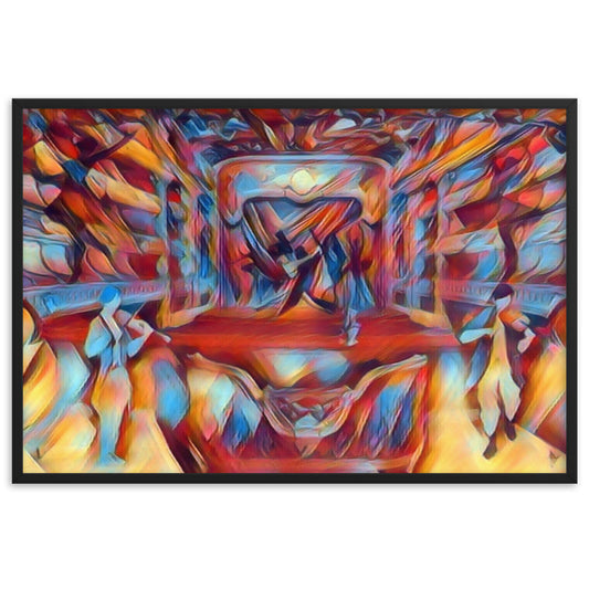 WHEN YOUR SENSES DANCE WITH MY MOMENTS JL.AK PREMIUM Framed Poster-0