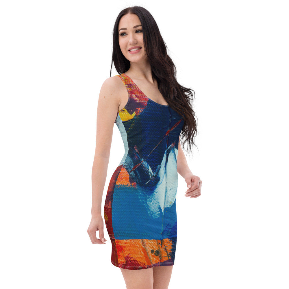 Gianneli Colours Fitted Dress-4