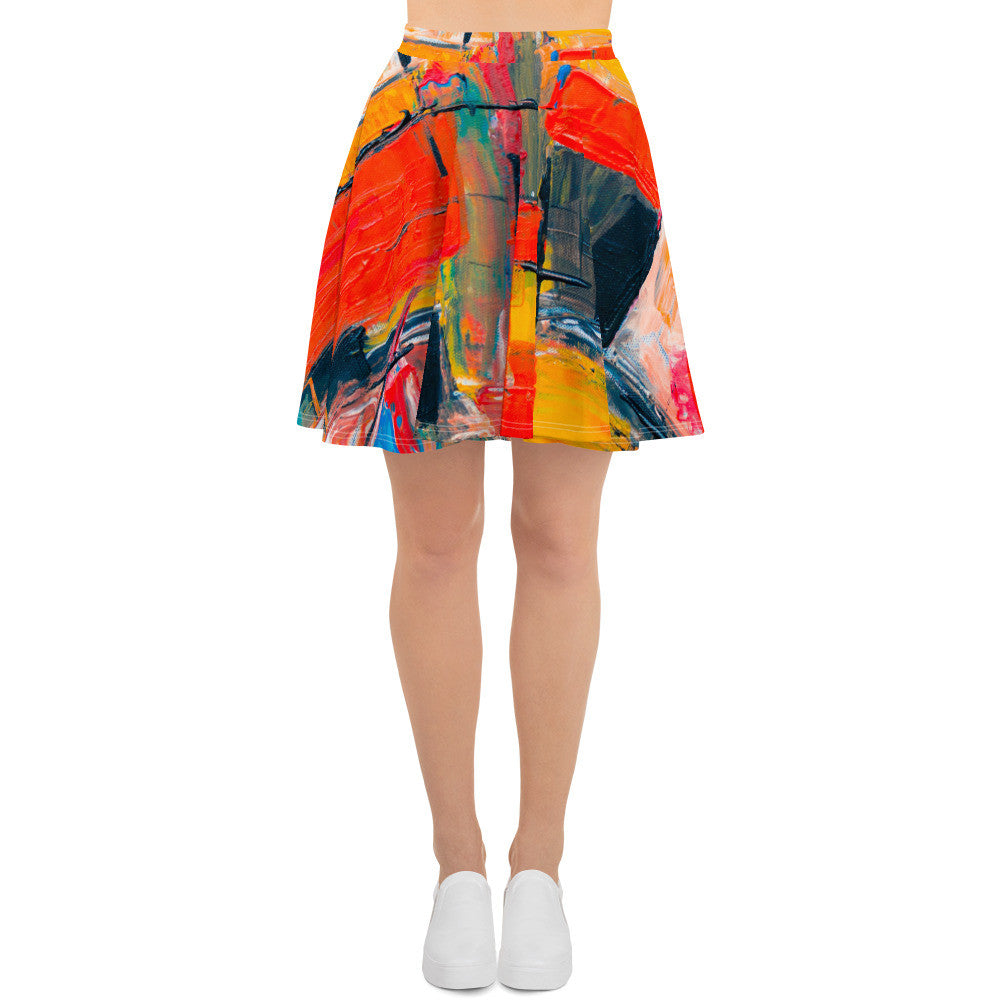 Gianneli Colours Skater Skirt-2