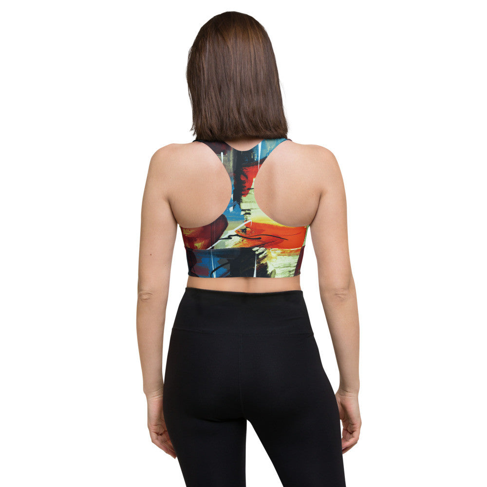 Gianneli Colours Longline Sports Bra-5