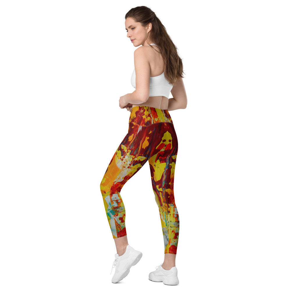 Gianneli Colours Leggings with Pockets-11