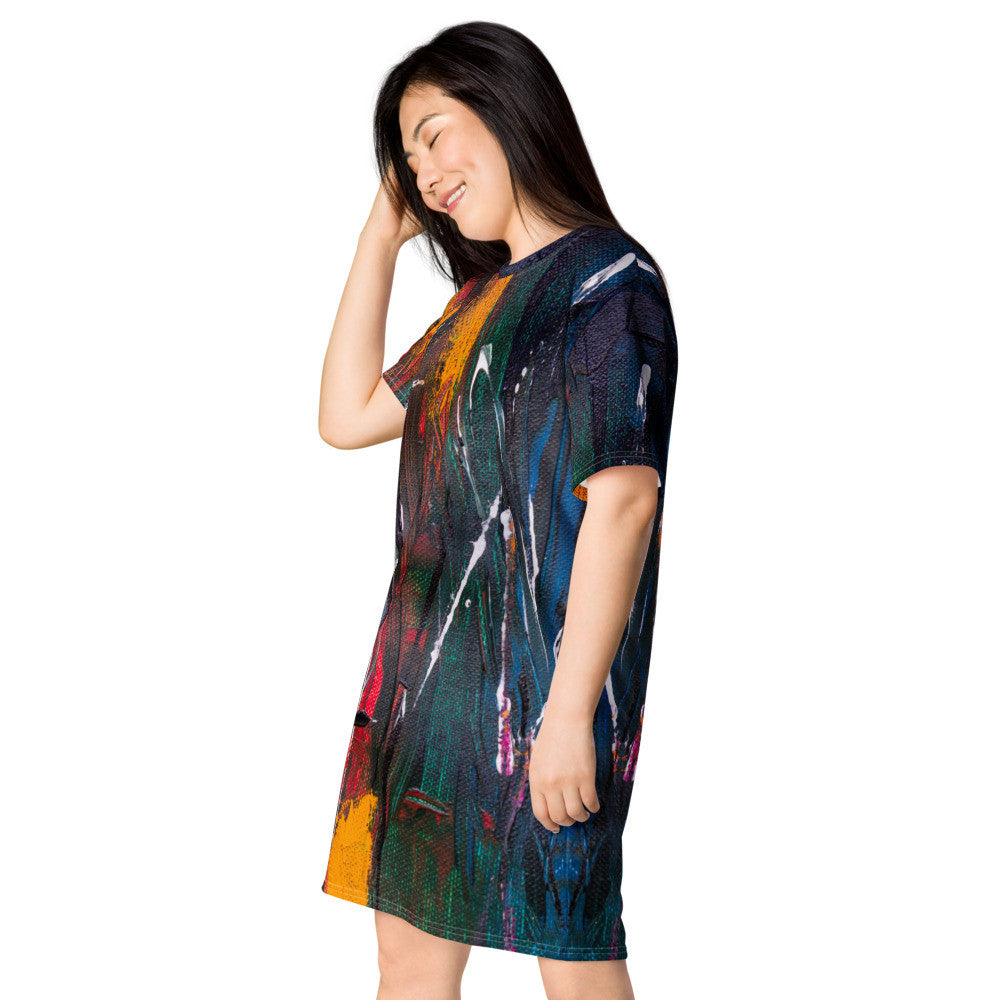 Gianneli Colours T-shirt Dress-5