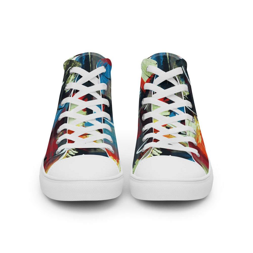 Gianneli Colours Handmade Women’s High Top Canvas Shoes-7