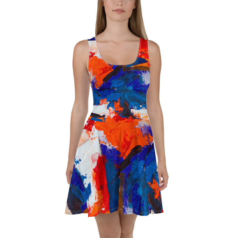 Gianneli Colours Skater Dress-6