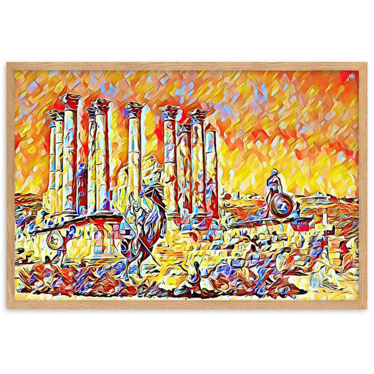 WHEN ALEXANDER THE GREAT ENTERED EPHESUS V2 Superior Framed Poster-0