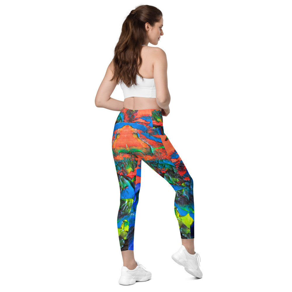 Gianneli Colours Leggings with Pockets-4