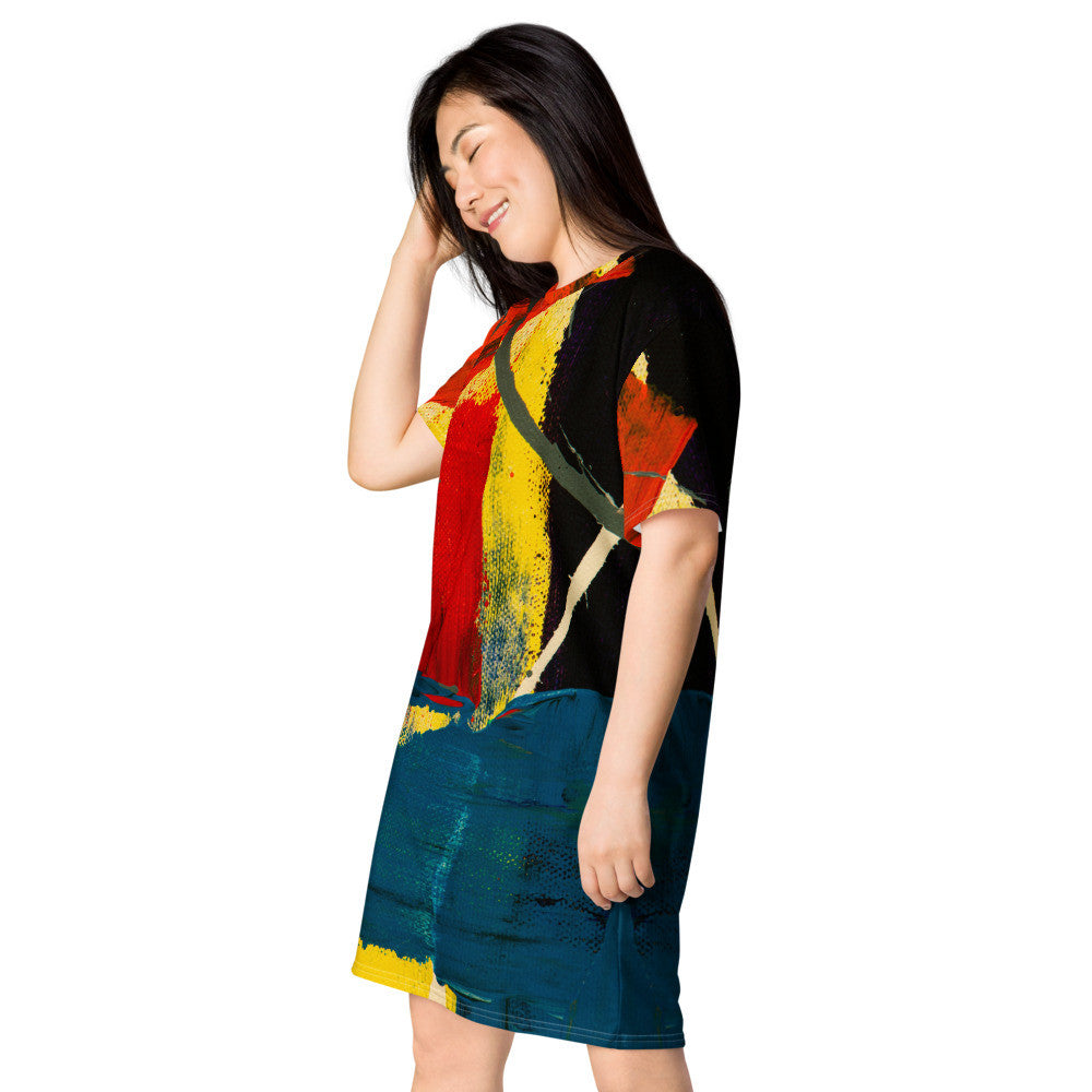 Gianneli Colours T-shirt Dress-4