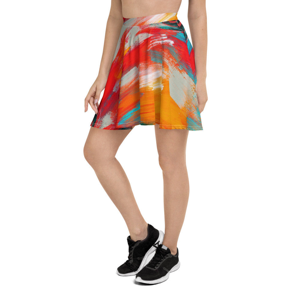 Gianneli Colours Skater Skirt-4