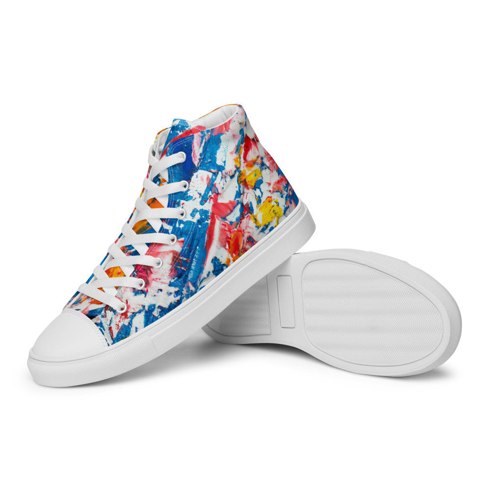 Gianneli Colours Handmade Women’s High Top Canvas Shoes-10