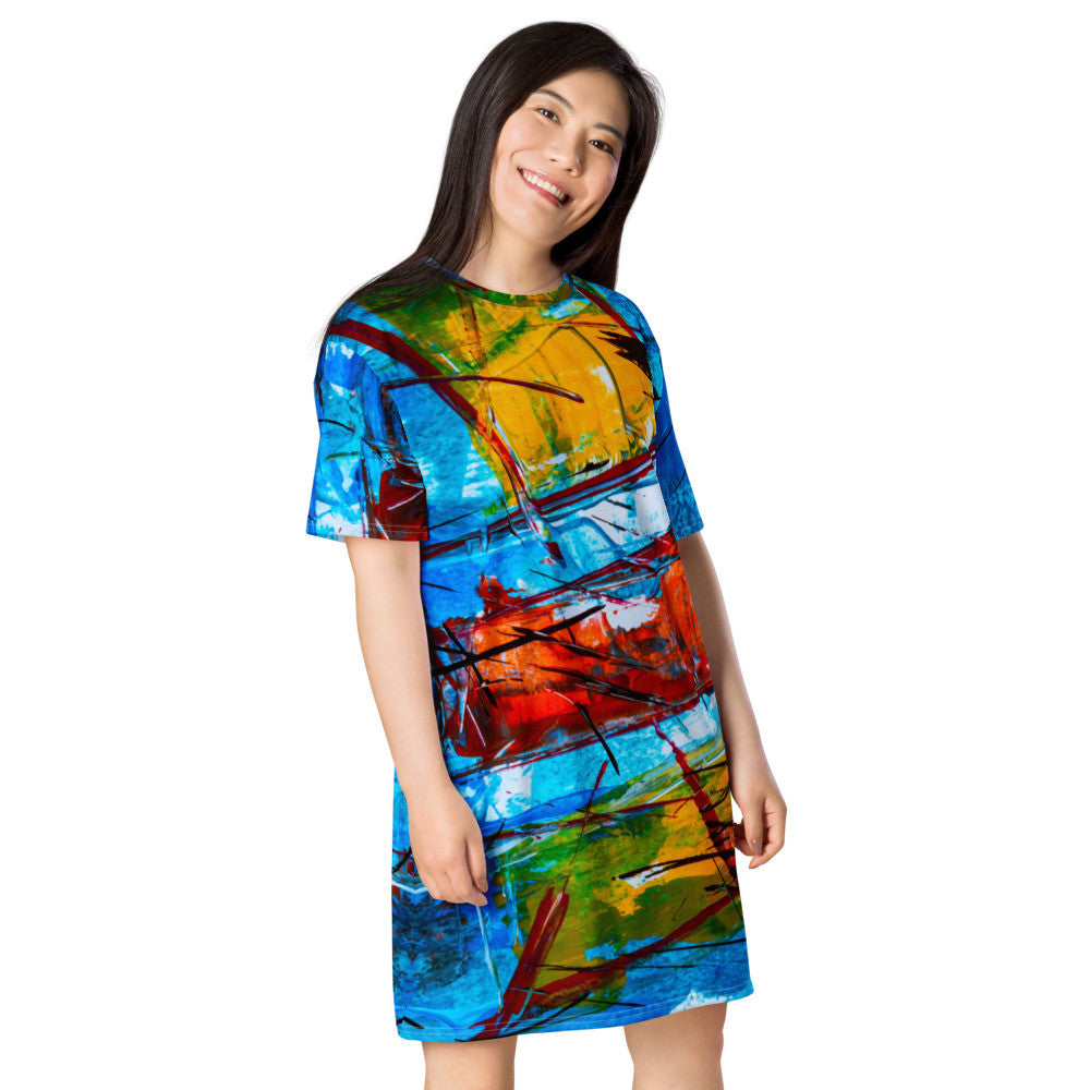 Gianneli Colours T-shirt dress-8