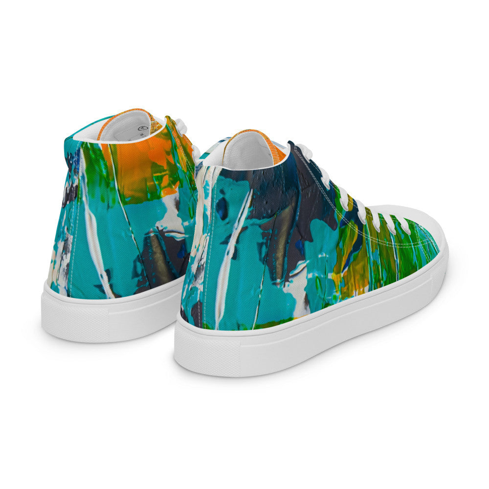 Gianneli Colours Handmade Women’s High Top Canvas Shoes-5