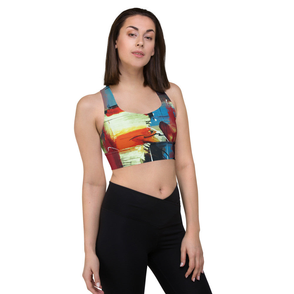 Gianneli Colours Longline Sports Bra-4