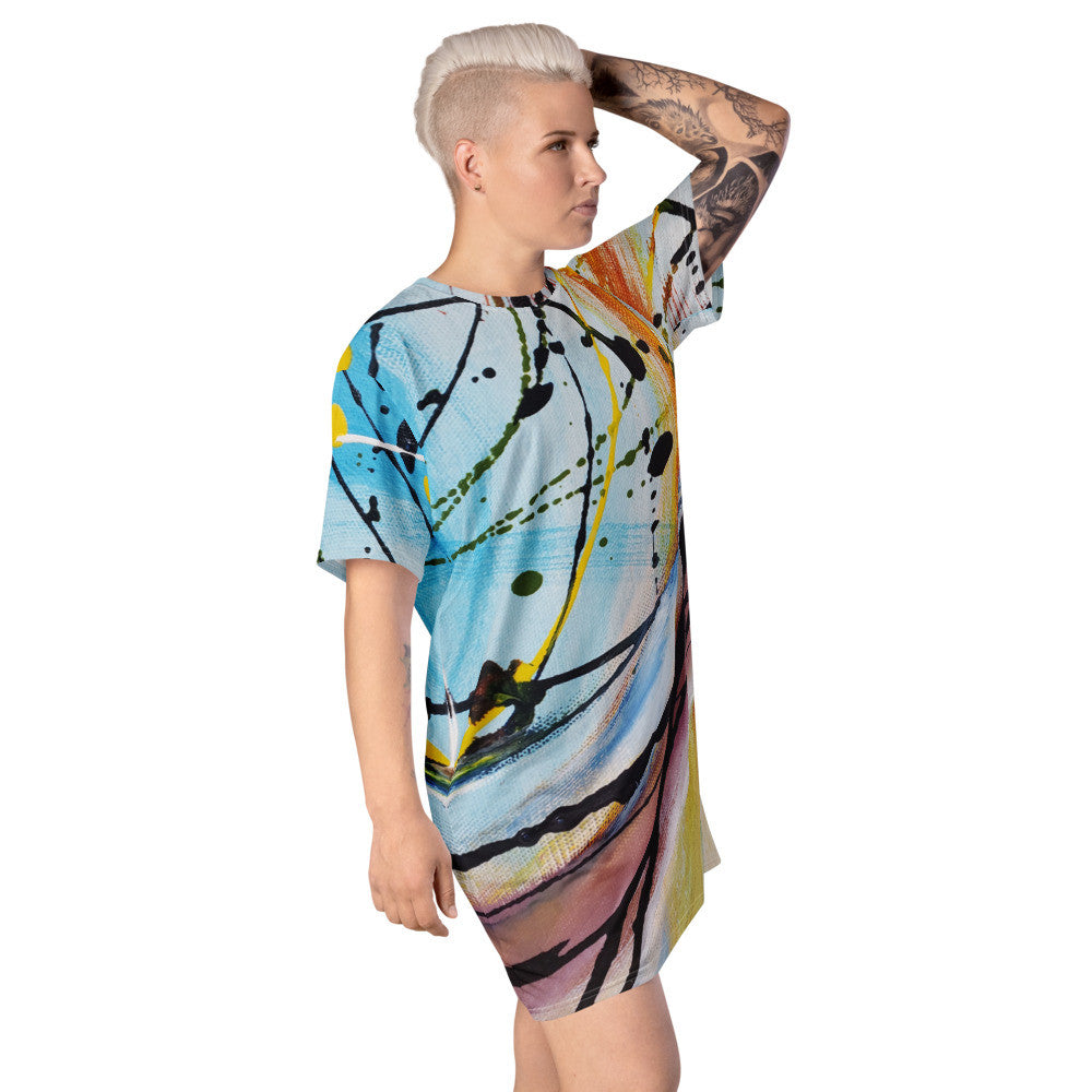 Gianneli Colours T-shirt dress-6