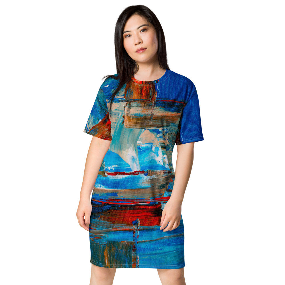 Gianneli Colours T-shirt Dress-2