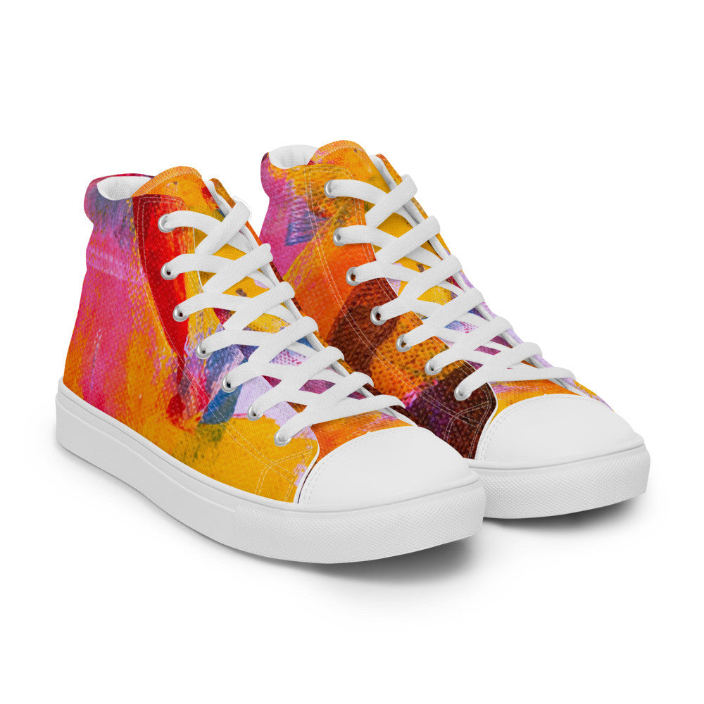 Gianneli Colours Handmade Women’s High Top Canvas Shoes-6