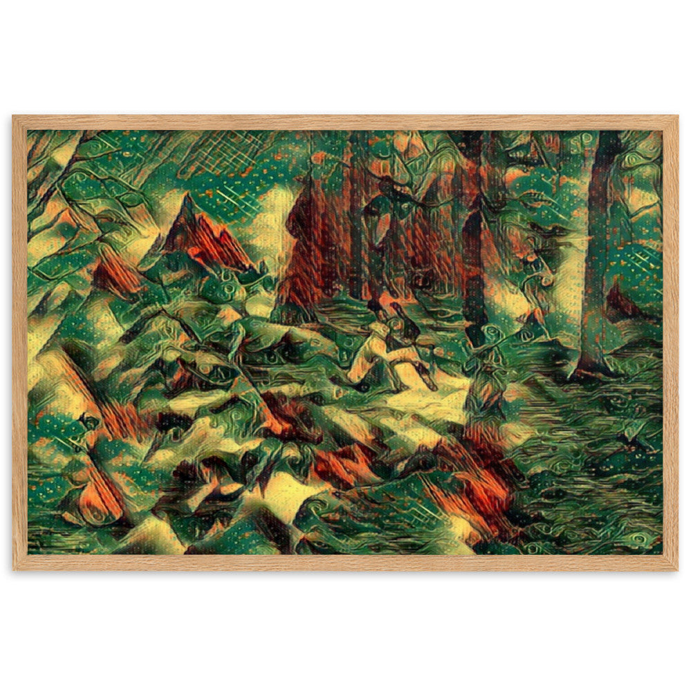 AMONG THE FOUR SEASONS YOU ARE THE FIFTH SENSE PREMIUM Framed Poster-0