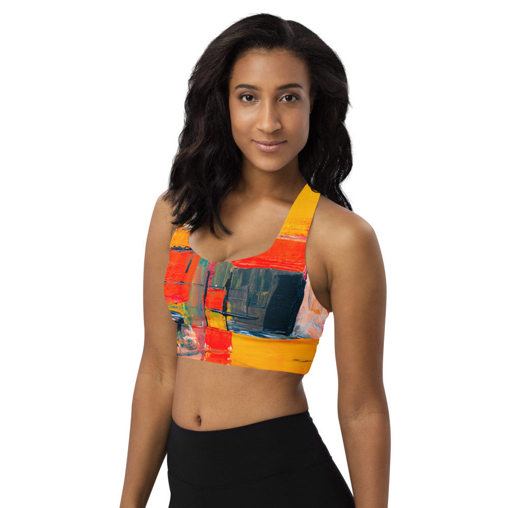 Gianneli Colours Longline Sports Bra-3