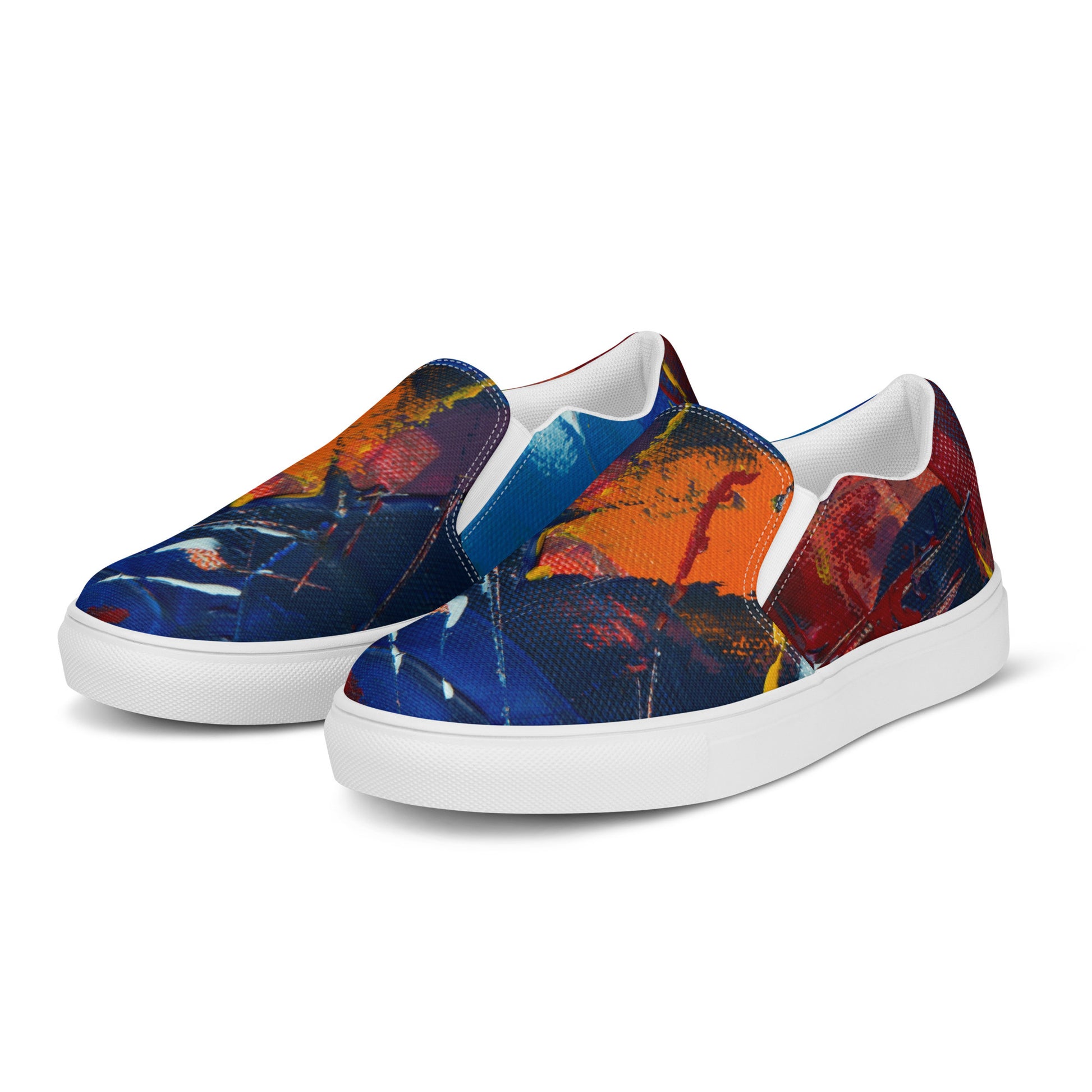 Gianneli Colours Men’s Slip-on Canvas Shoes-1