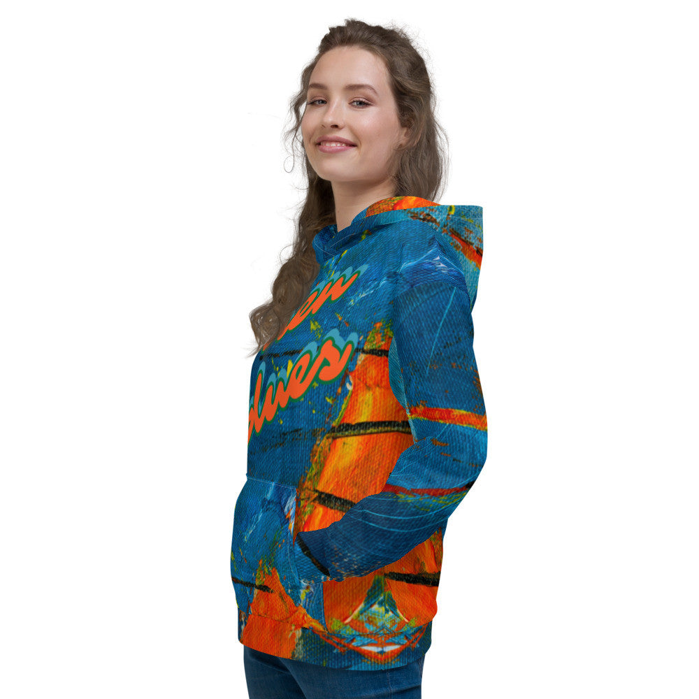 BLUES & SUNSETS Unisex Hoodie by Gianneli-13