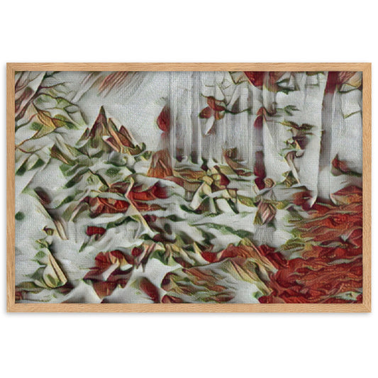 AMONG THE FOUR SEASONS YOU ARE THE FIFTH SENSE PREMIUM Framed Poster-0