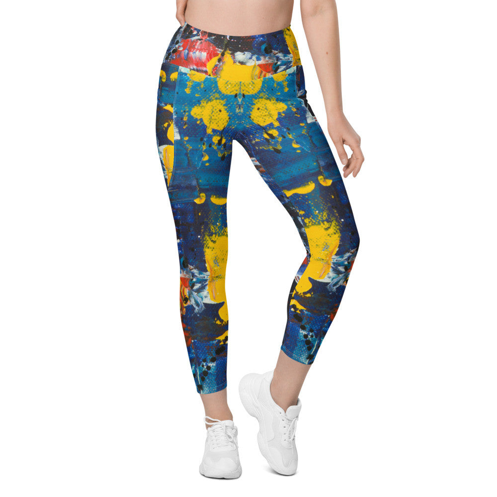 Gianneli Colours Leggings With Pockets-3