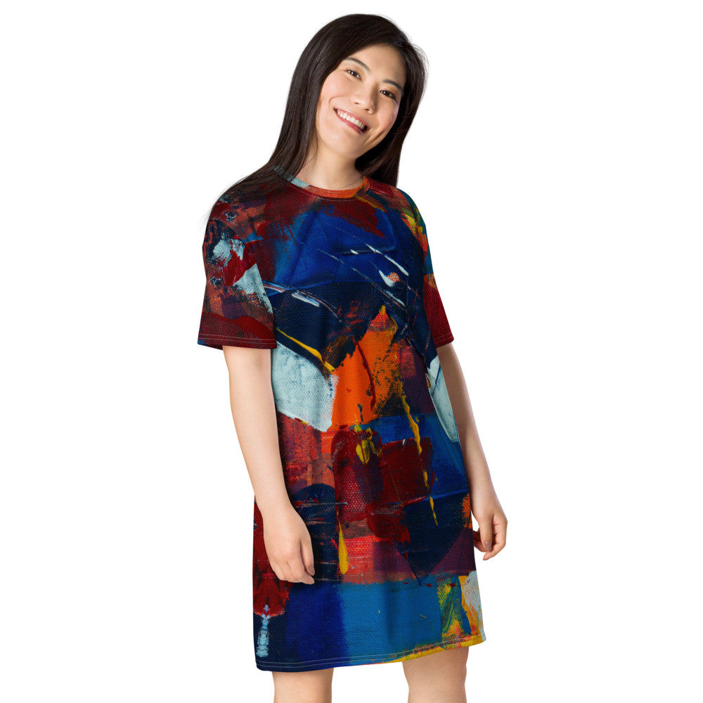 Gianneli Colours T-shirt dress-5