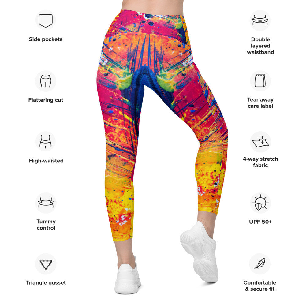 Gianneli Colours Leggings with Pockets-7