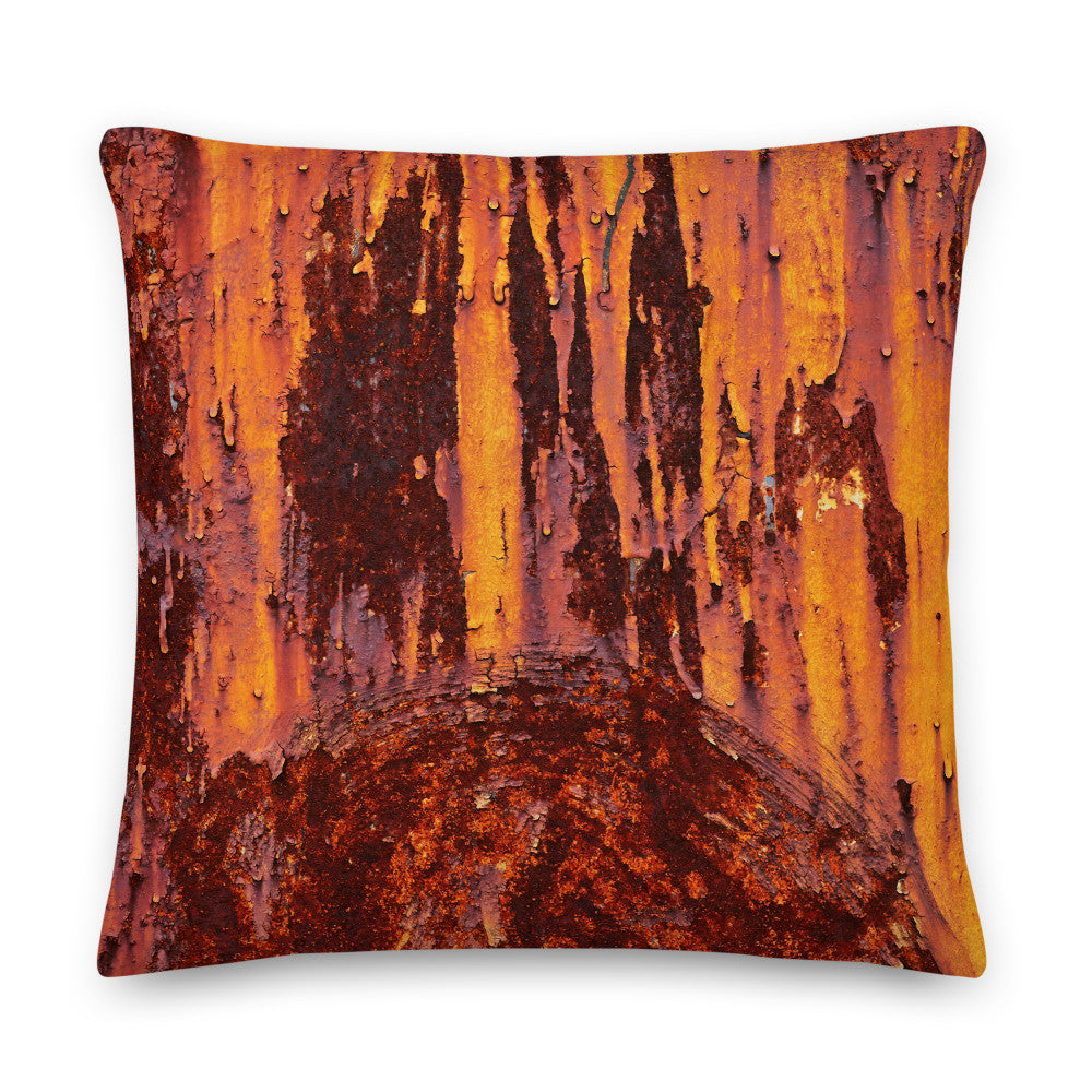 CLOCHARD Grunge Premium Pillow by Gianneli-4