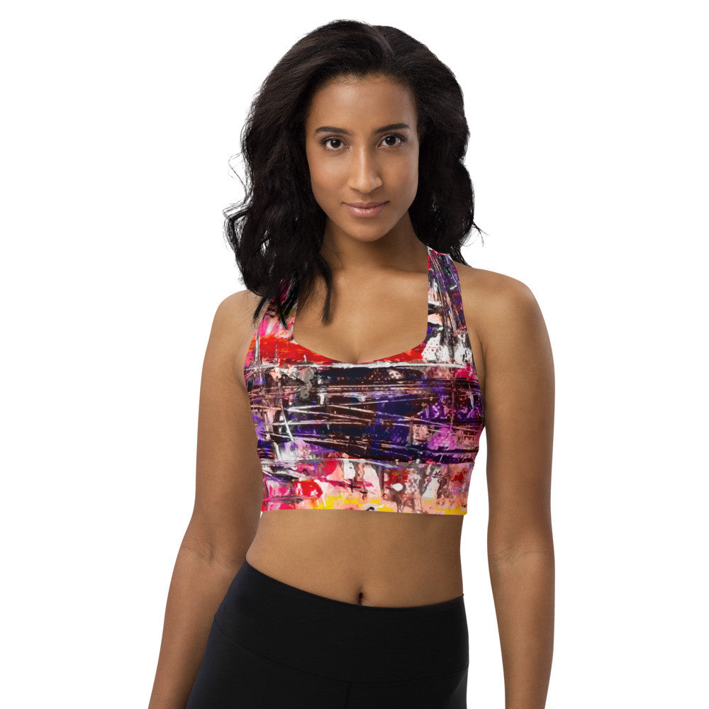 Gianneli Colours Longline Sports Bra-2