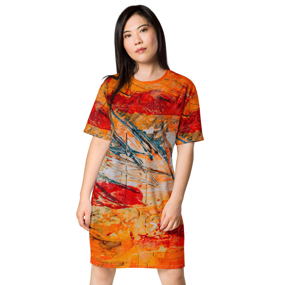 Gianneli Colours T-shirt Dress-2