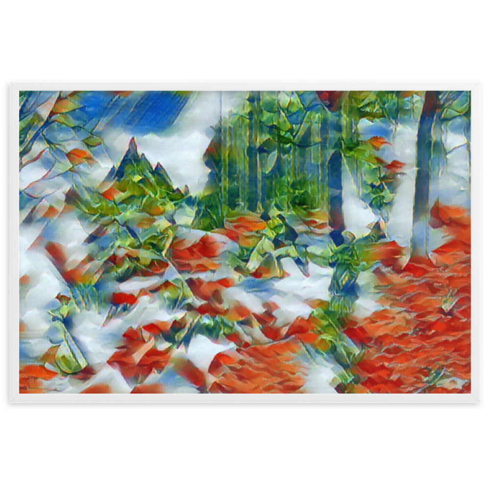 AMONG THE FOUR SEASONS YOU ARE THE FIFTH SENSE PREMIUM Framed Poster-1