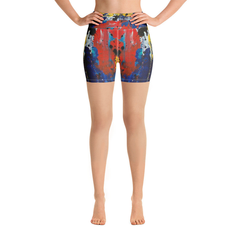 Gianneli Colours Yoga Shorts-5