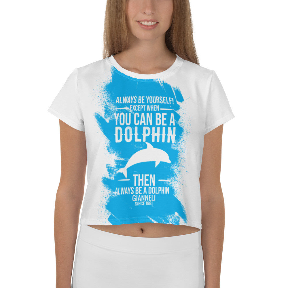 DOLPHIN Crop Tee by Gianneli-2