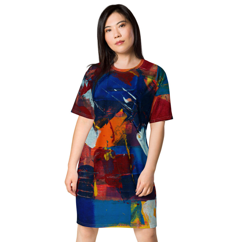 Gianneli Colours T-shirt dress-2