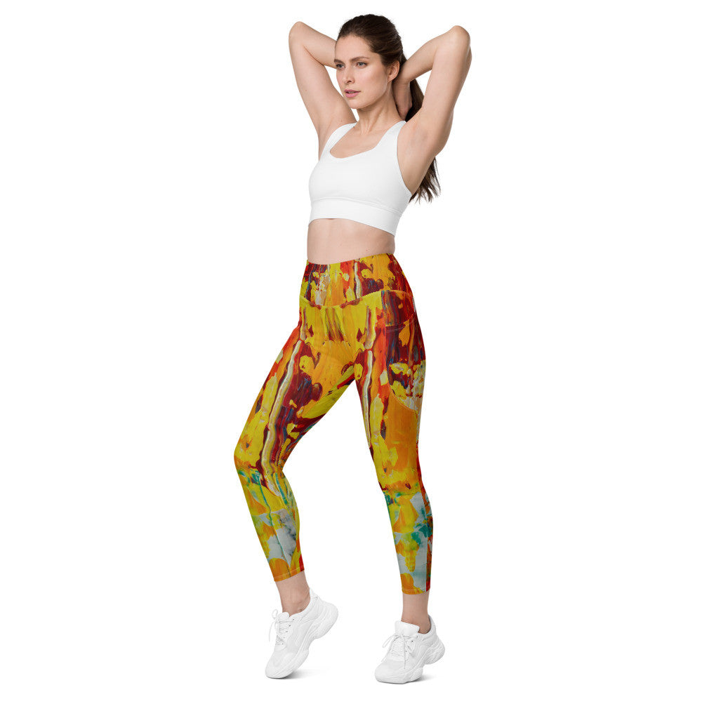 Gianneli Colours Leggings with Pockets-5