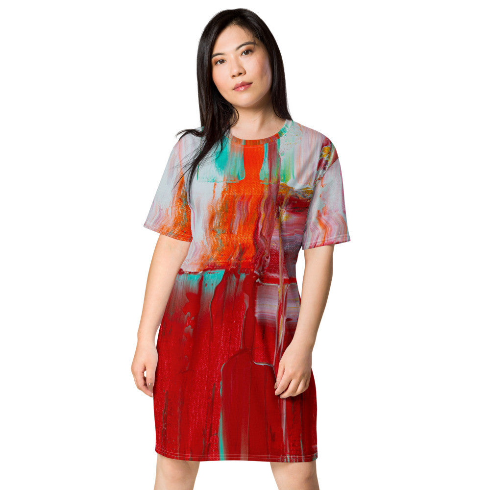 Gianneli Colours T-shirt Dress-1