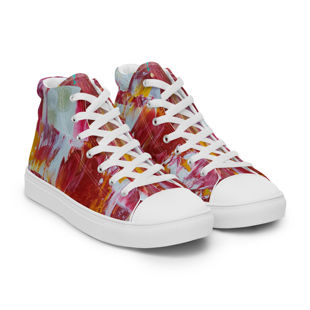 Gianneli Colours Handmade Women’s High Top Canvas Shoes-6