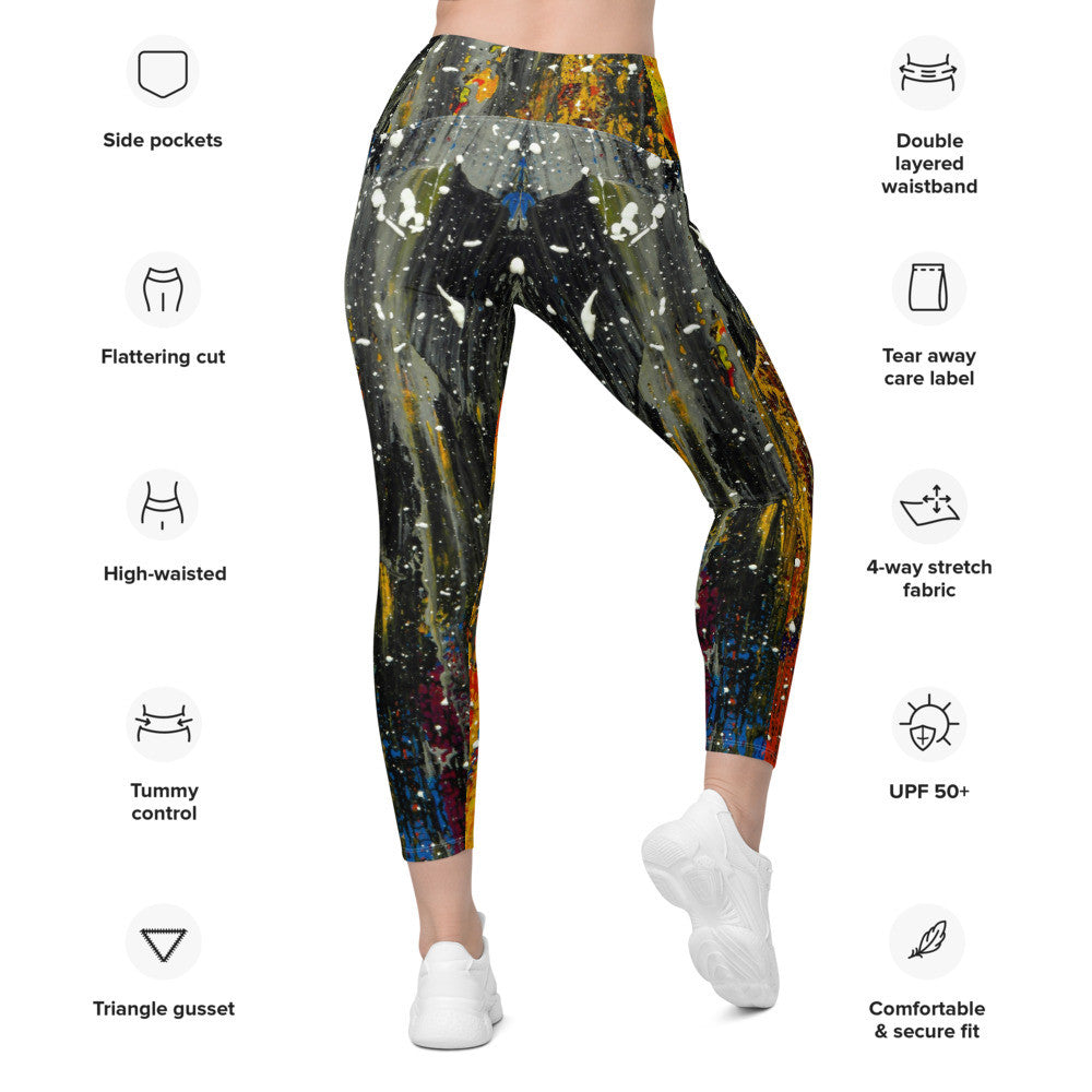 Gianneli Colours Leggings with Pockets-4