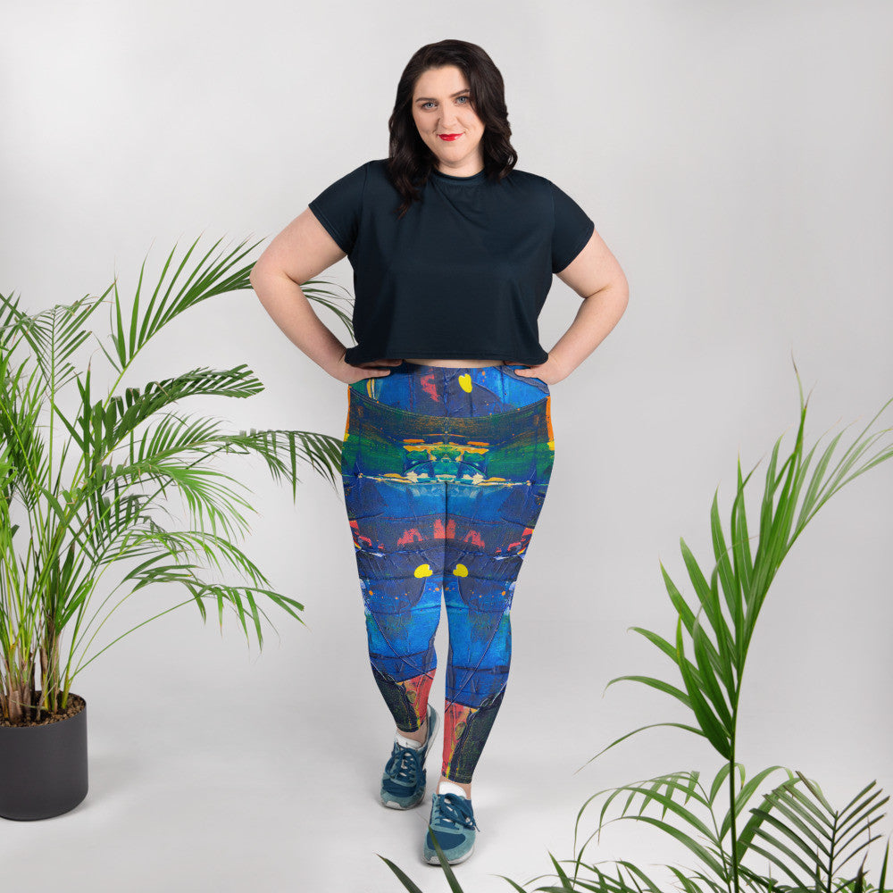 DOLCEZZA Plus Size Leggings For Women by Gianneli-4