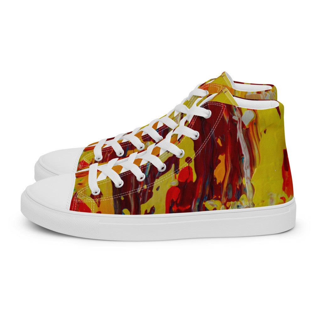 Gianneli Colours Handmade Women’s High Top Canvas Shoes-0