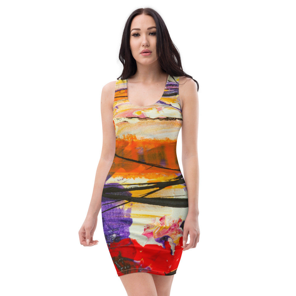 Gianneli Colours Fitted Dress-3